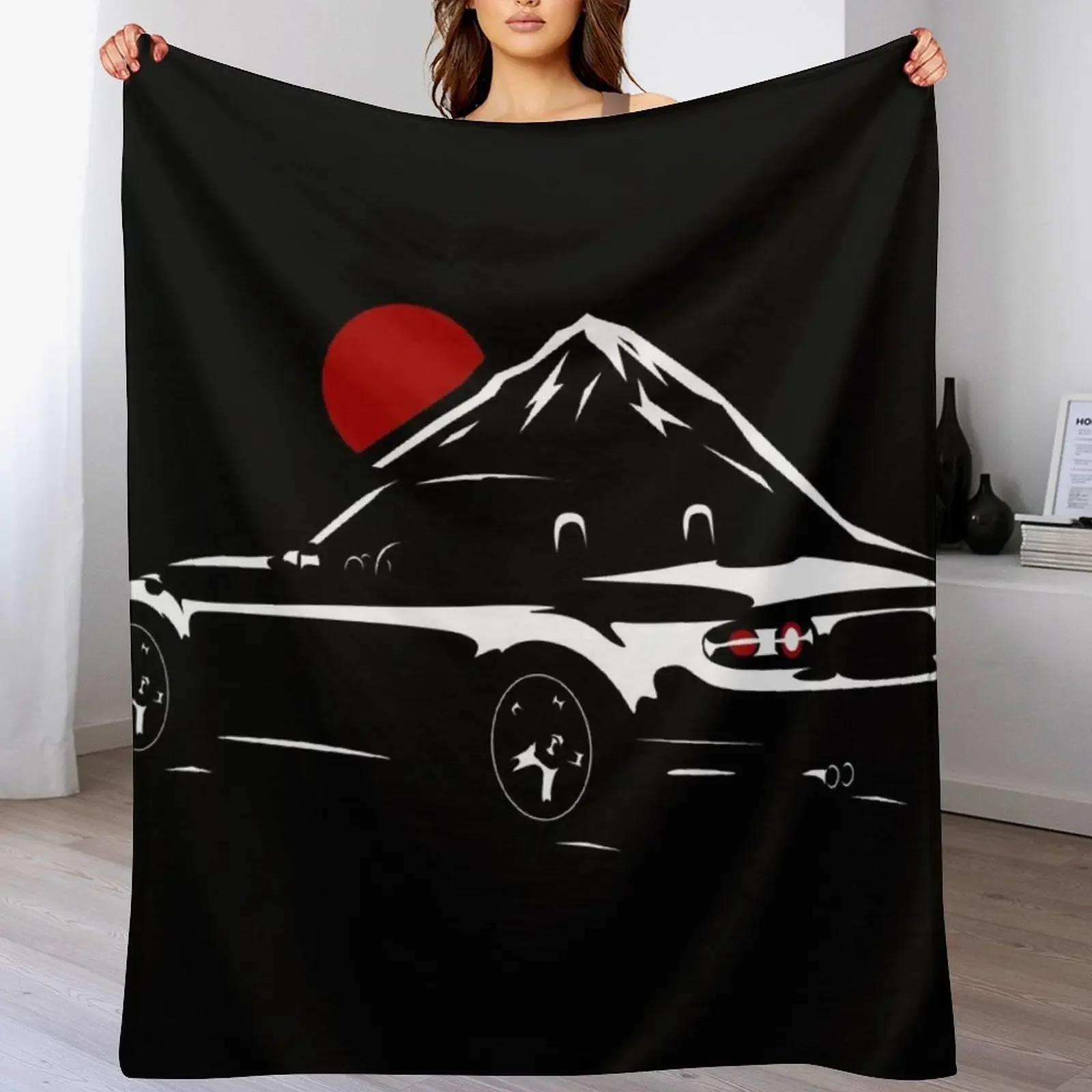 

JDM Touge NC MX5 Throw Blanket Beach bed plaid for babies Designers Blankets