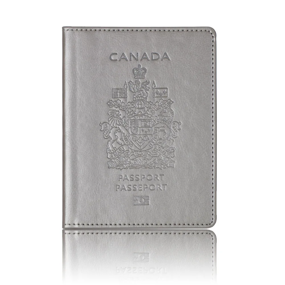 Canada Passport Cover uomo Crazy Horse Leather Porta Pasaportes donna vera pelle fatta a mano 100% pelle bovina Paszport okpoladka