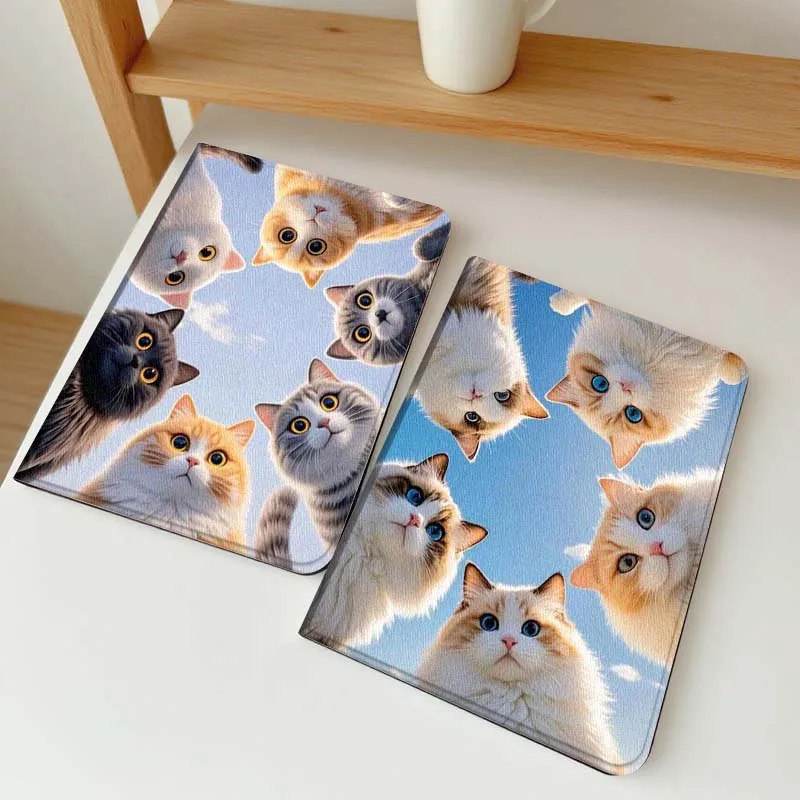 

Мягкий чехол для планшета Art Cat — популярный подарок для Samsung Galaxy Tab A7, A8, A9, A11, S6, S11 (10.1, 10.4, 10.5 дюймов), Lite, Plus