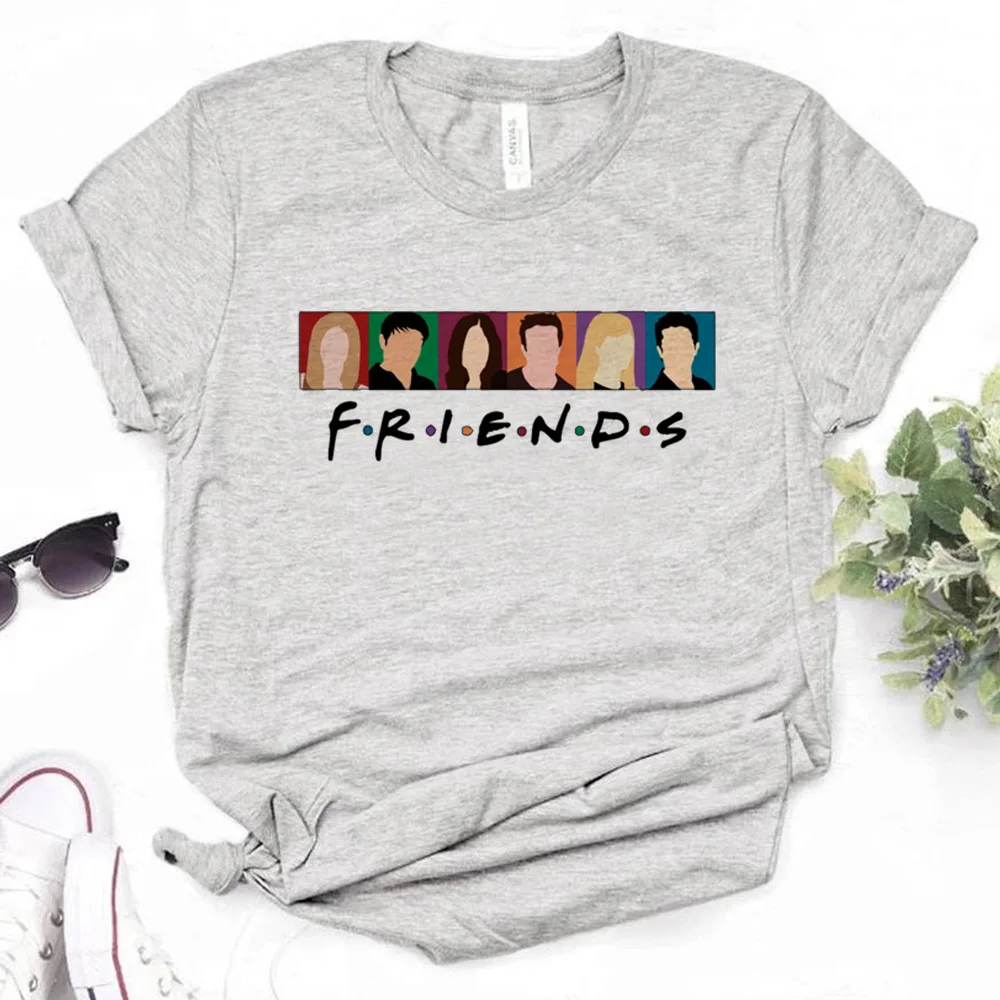 Friends Tv Chandler Bing t shirt women Japanese streetwear tshirt female designer clothing