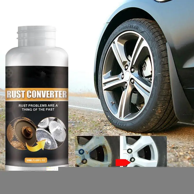 Rust Converter For Car 50ml Rust Renovator Multi-Purpose Quick Acting Natural Anti Rust Coating Dissolve Rust Stains For Car SUV