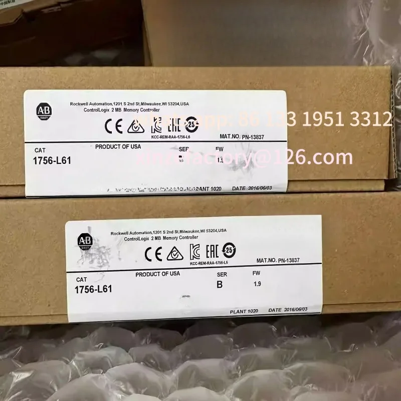 

, unopened 1756-L61 packaging is clean~ also connected