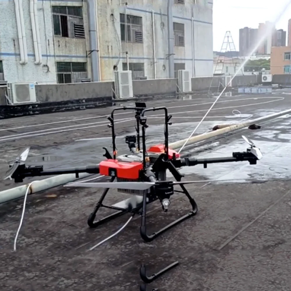 Cleaning Drone Profesional Chemical Spraying Window Payload Building Cleaning UAV Camera Long Range Spraying Drone