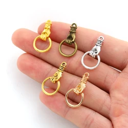 10pcs 5 Color Zinc Alloy Charms Grip Hoops Hand Charms Pendant For Jewelry Making DIY Jewelry Findings 13x27mm J497