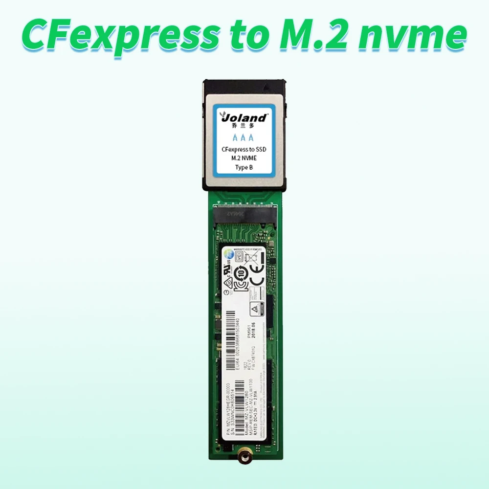 CFexpress To M.2 NVMe SSD Expansion Card CFe Adapter Storage Memory Card