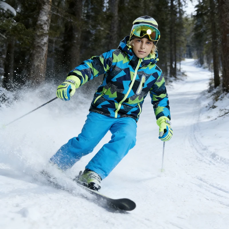 

Outdoor Girls Waterproof Ski Suit for Kids Sports Snow Jackets and Pants Boys Kids Skiing Equipment Winter Snowboard Jacket