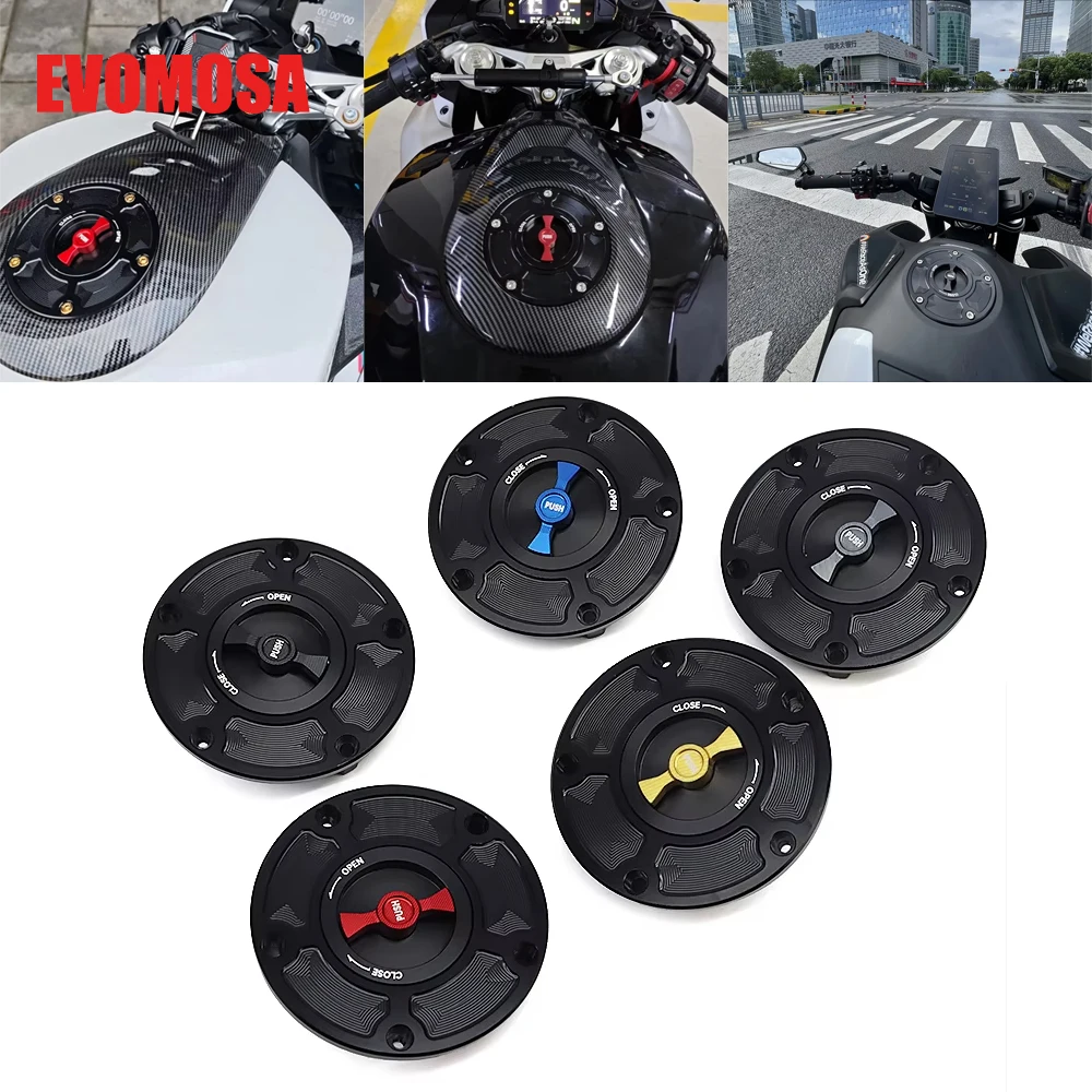 For CFMOTO 800MT 650NK 400GT 400NK 450NK 250NK 450SR 250SR CNC Fuel Gas Tank Cap Cover Aluminum Keyless Motorcycle Accessories