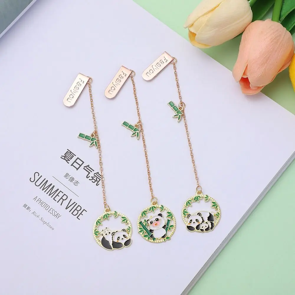 Perlengkapan kantor sekolah alat tulis siswa tanda paginasi logam klip buku Retro liontin rumbai pembatas buku gaya Tiongkok