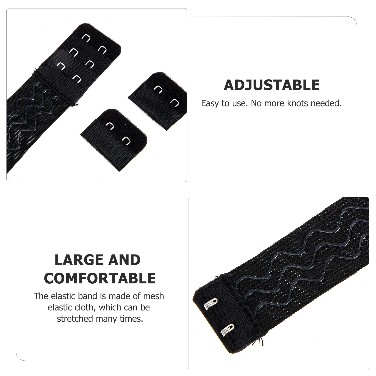 4 Uds banda de extensión correa de extensión elástica profesional instalación rápida Simple extensor de sujetador para mujer