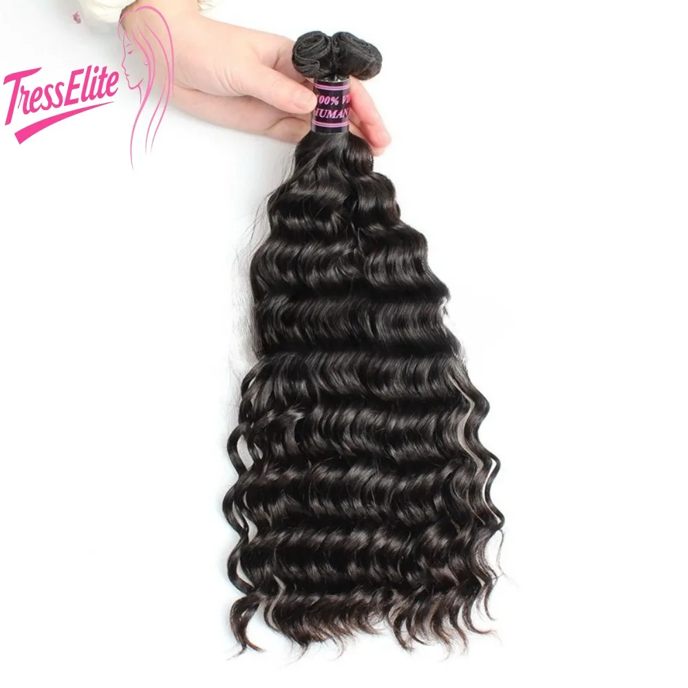 

Двойные волосы высшего качества, глубокая волна, настоящие 10-20 дюймов, 100% натуральные человеческие волосы, бразильские девственные волосы Remy, шелковистая гладкая текстура