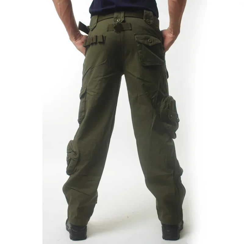 Tactical Pants Men\'s Multi Pocket Trousers Casual Style Work Pants Cotton Clothing Camouflage Cargo Pants Male