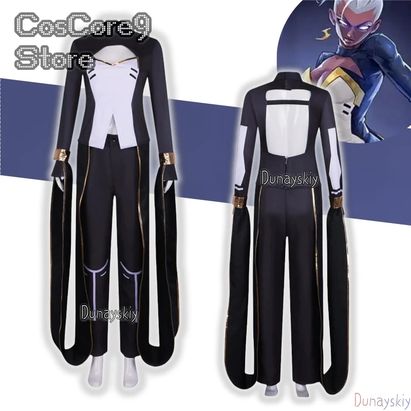 

Female Women Storm Cosplay Jumpsuit Costume Fantasy Halloween Party Disguise Suit Adult Role Play Clothes Outfits