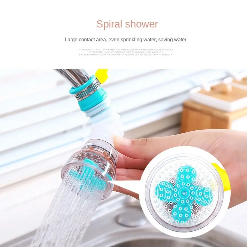 1Pcs 360 Degree Rotating Faucet Extension Shower Supplies Splash-proof Rotating Filter Kitchen Shower Home Use