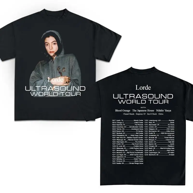 

Футболка Lorde Ultrasound Tour, футболка Lorde Tour Merch 2025 Tour
