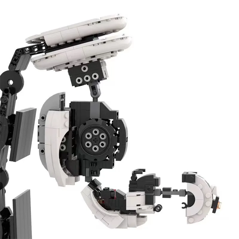 Escenario de iconos GLaDOS portados de alta tecnología, bloques BUilding, tecnología Modular, máquina de estatuillas, Robot científico, juguetes, regalo para niños