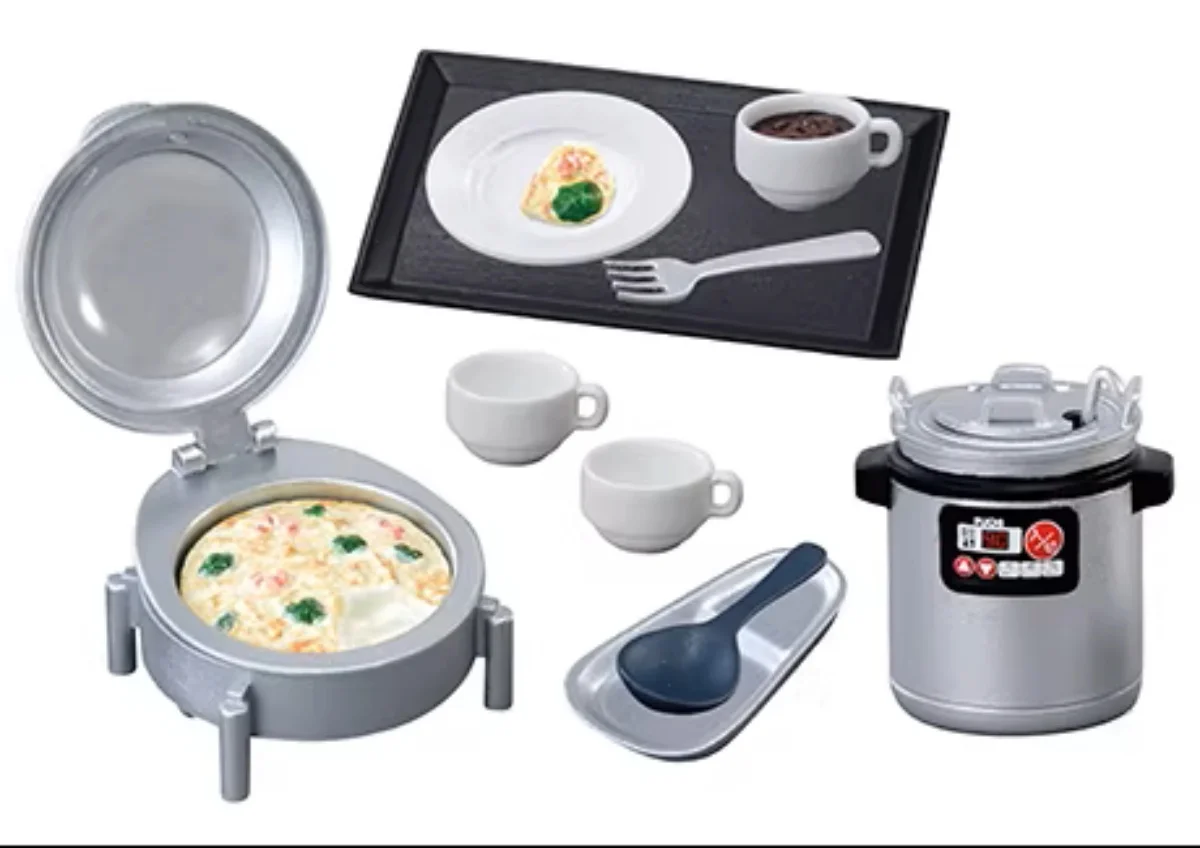 Figurine Re-Ment originale Deluxe All Toppings Petit Hotel Buffet Blind Box Miniature Scene Candy Toy Ornament Collection Kid Gift