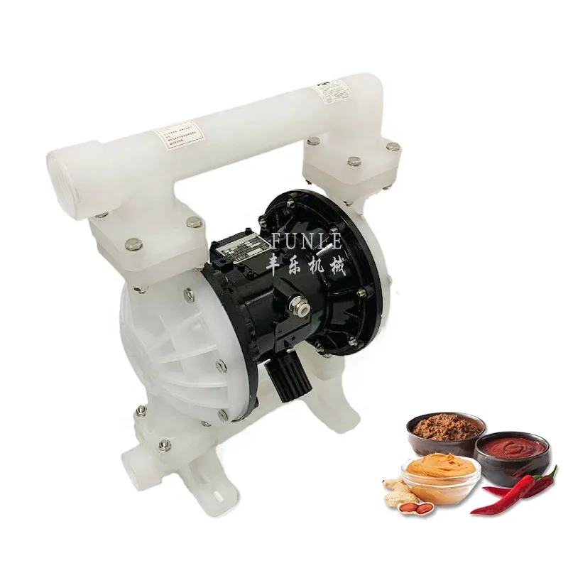 

Hot sale Pneumatic diaphragm pump for conveying food grade granular sauce