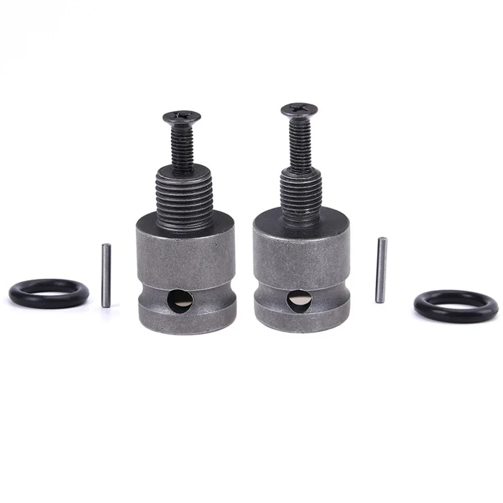 Adattatore per mandrino per trapano con perno per anello a vite per conversione chiave a percussione 1/2-20UNF 3/8-24UNF chiave elettrica per trapano connettore