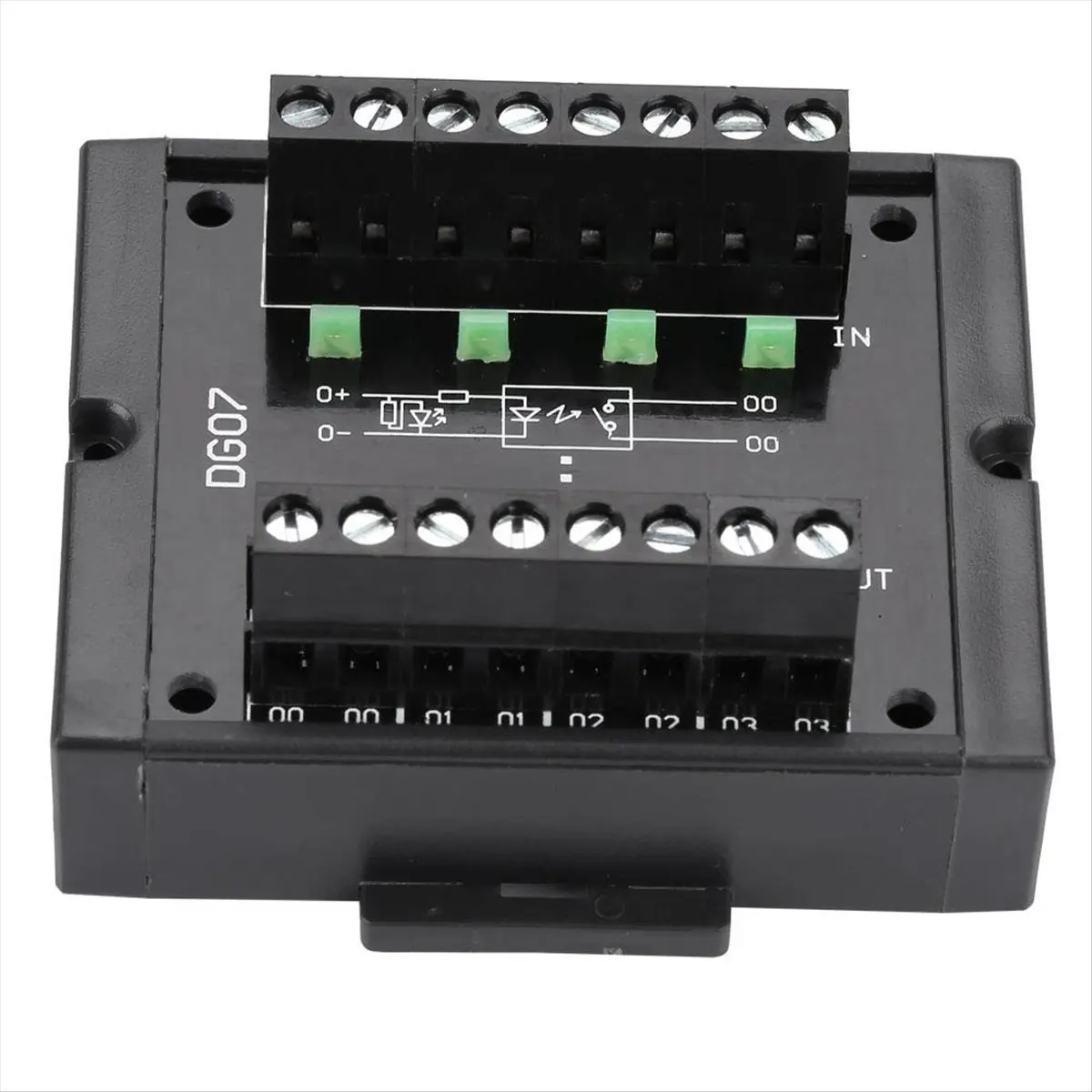 AA19 DG07 Level Converter, 4-Channel NPN to PNP Signal Conversion Level Converter Wide Voltage 10-28V