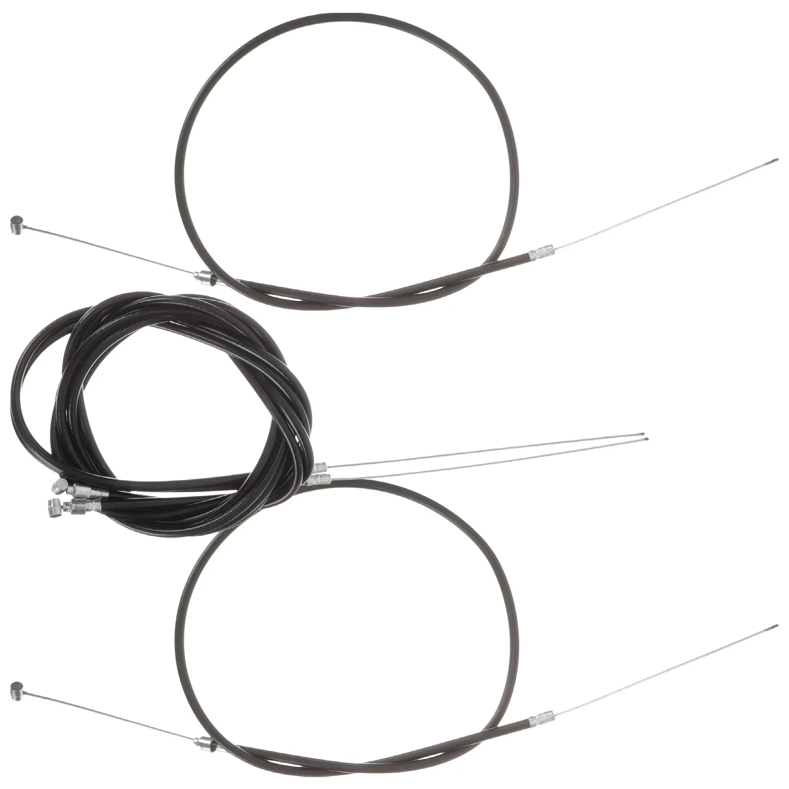 

1 комплект профессиональных тормозных тросов для велосипеда, универсальные, регулируемой длины, гибкие, всепогодные, для горных, дорожных, малоколесных и складных велосипедов