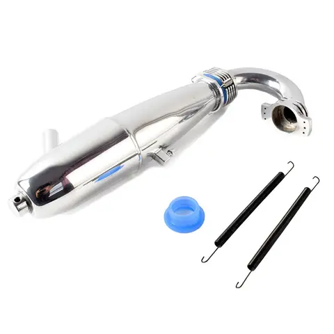 RC HSP 81084 1/8 스케일 모델 용 알루미늄 배기관 28CXP 니트로 엔진 모터 버기 몬스터 트럭 원격 제어 자동차