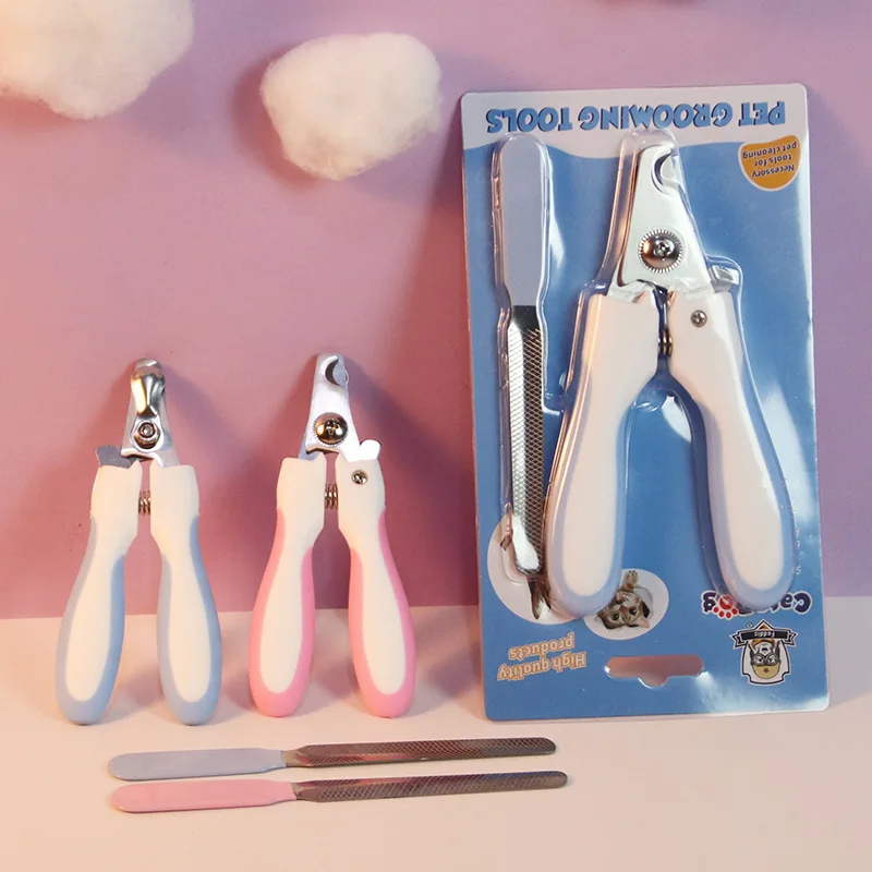 

Professional Stainless Steel Cat Dog Nail Clippers - Safe Precision Trimmer for Puppy Kitten Small Medium Pets Grooming Tool