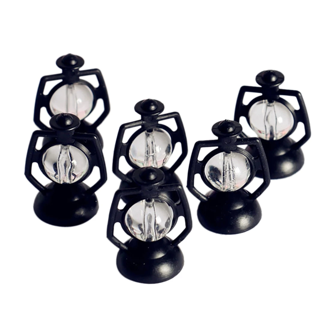 12Pcs Mini Oil Lamp Lantern Retro Decoration Pendant Home Decoration Lantern Christmas Toy Gift