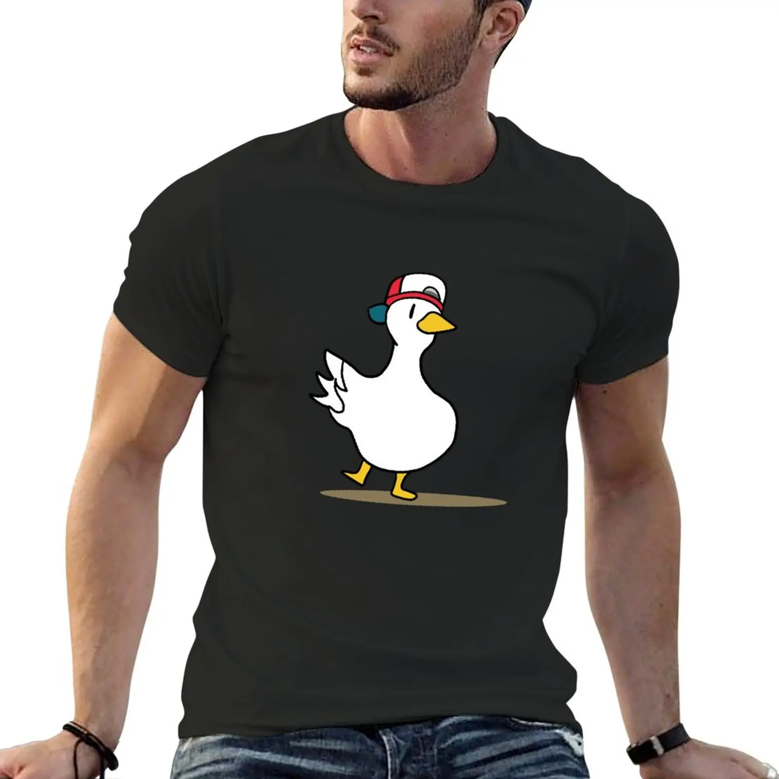 Reddit Dancing Duck Meme T-Shirt summer clothes sublime mens funny t shirts