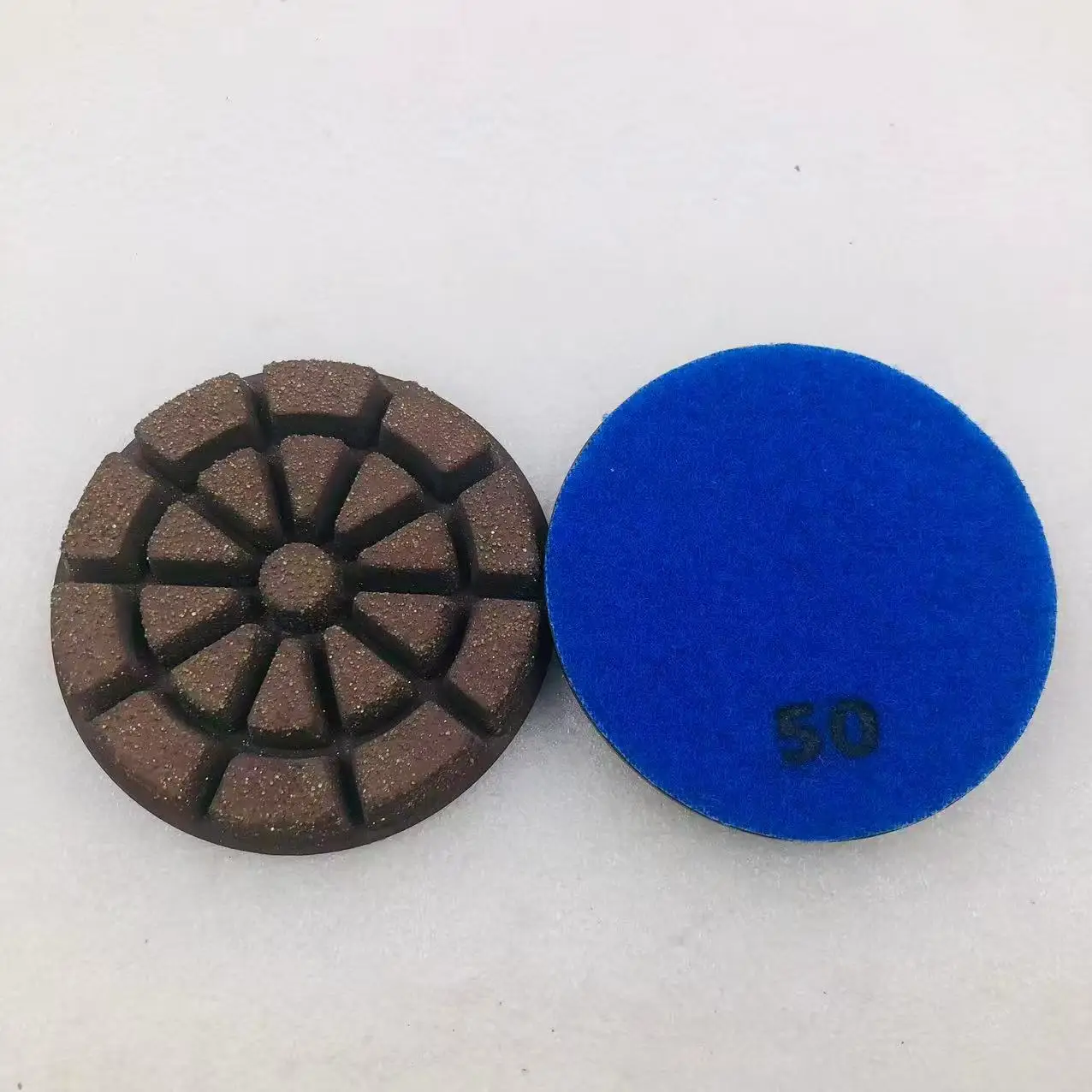 100mm 50-3000 Grits Dry Wet Diamond Polishing Pads For Granite Marble Stone And Concrete