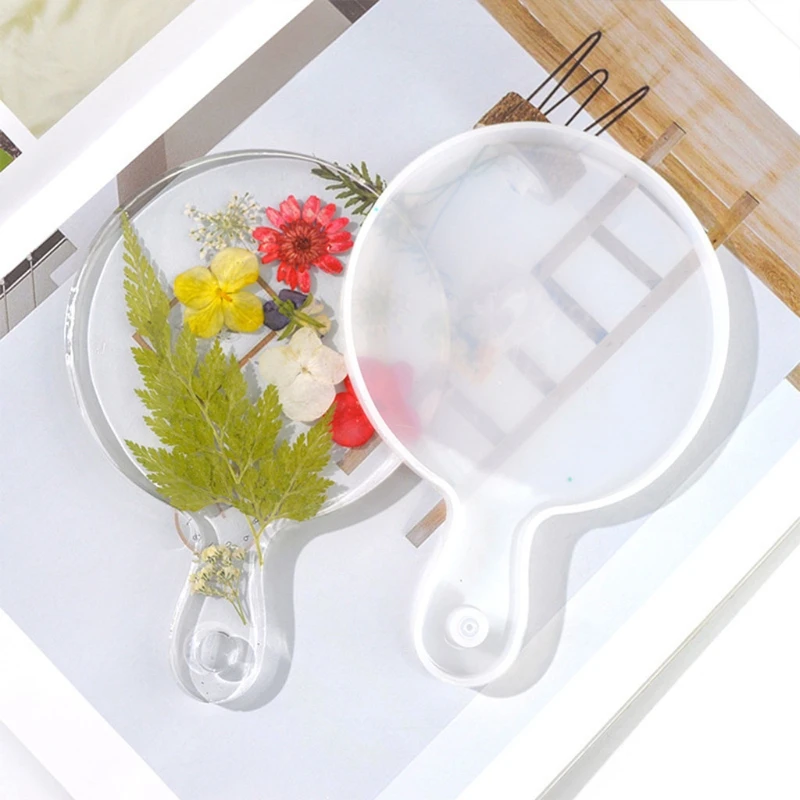 

Fruit Plate Casting Mold Serving Borad DIY Mold DIY Handle Tray Silicone Mold Dropshipping