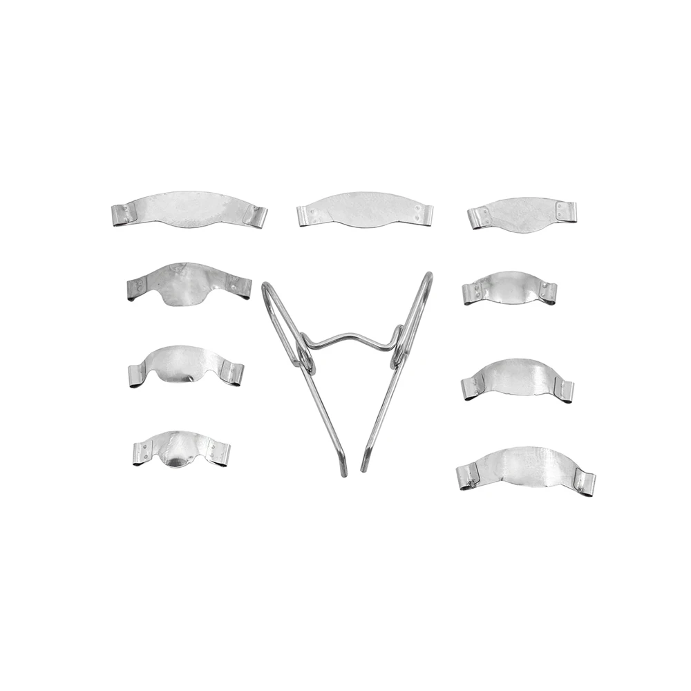 36pcs/Set Dental Sectional Contoured System Metal Matrices Matrix with Spring Clip Band Resin Clamping/Seperating Ring No.1.330