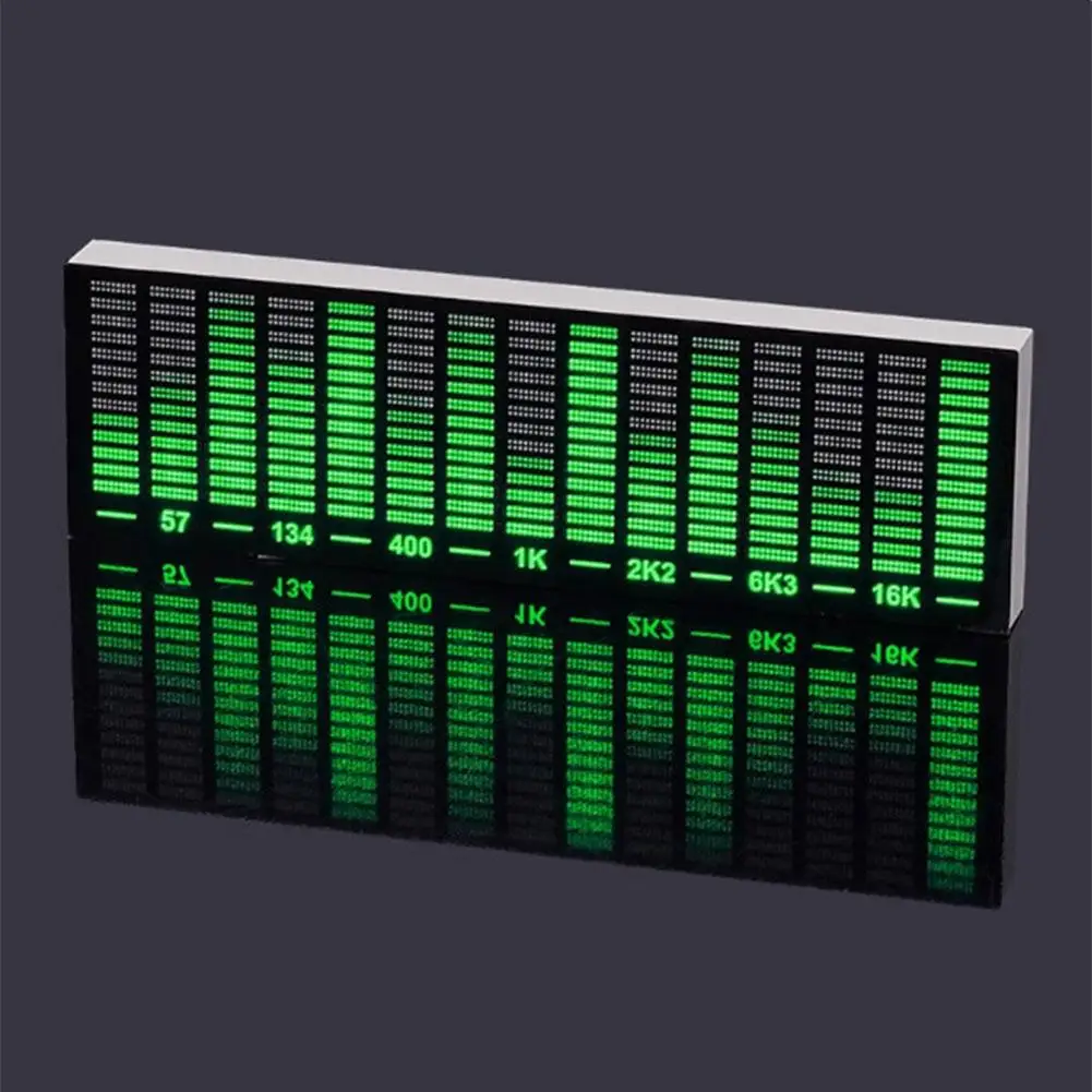 Multi‑Mode Voice Control Music Spectrum LED Audio Spectrum Display Pickup Ambiance Light Audio Level Indicator VU Meter Lamp