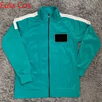 Jeux De Calmars Cosplay Costume Men Blue Sports Sweatshirt Women Korea Disguise Hoodies for Team Game Role Play Carnival Party