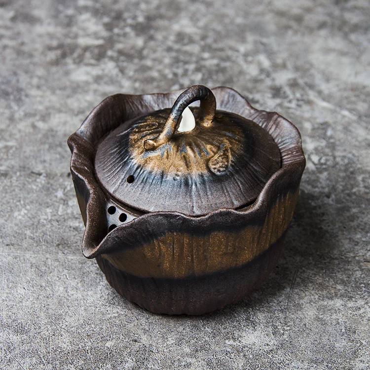 Cho Zen Style Treasure Vase Coarse Pottery Japanese Teapot