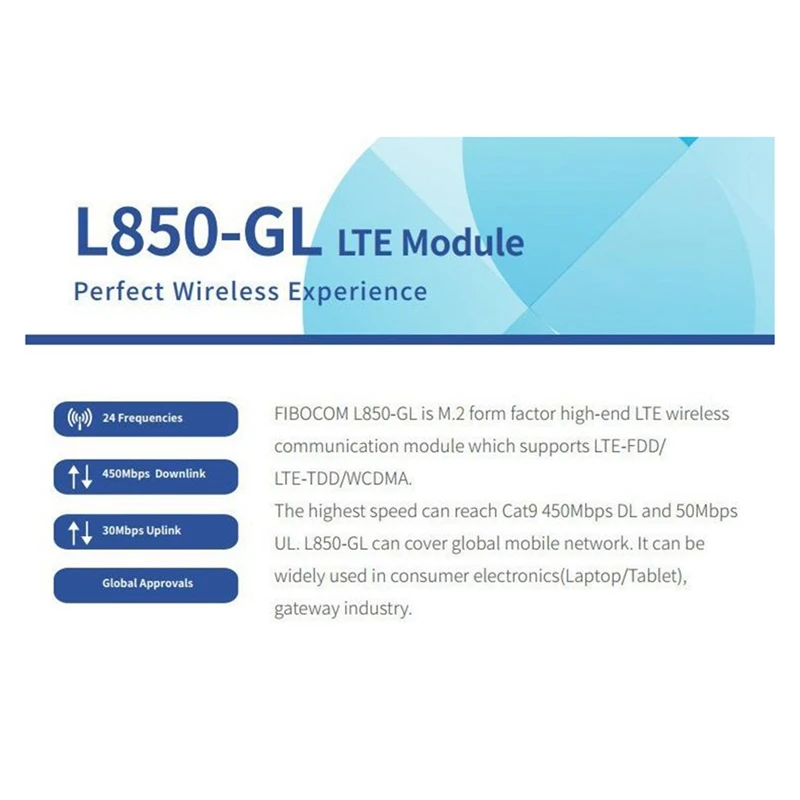 Фиброком для HP 830 840 735 745 1040 Модуль 4G L850-GL LT4210 XMM7360 Многофункциональный удобный модуль