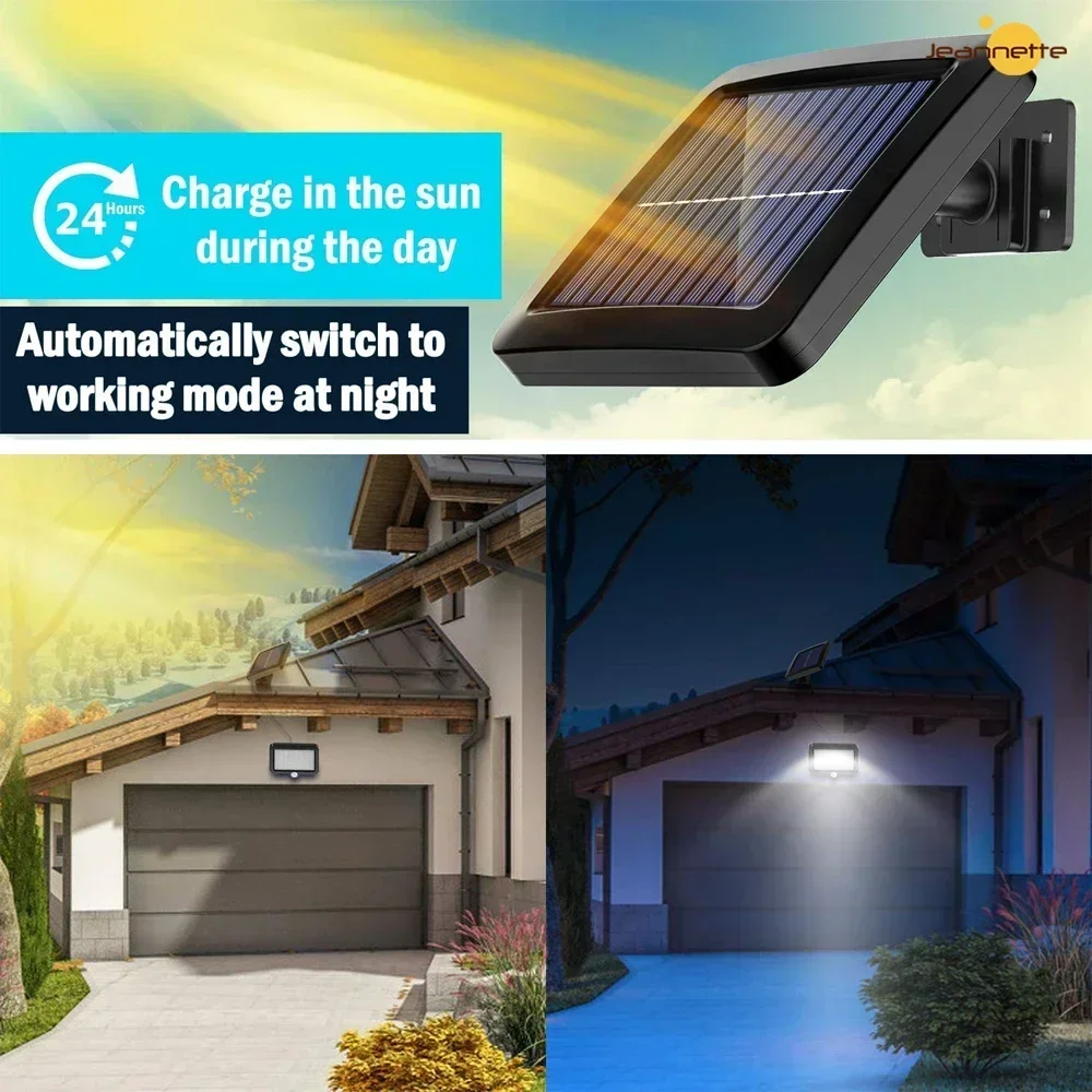 Solar Light Outdoor  LED Solar Light Outside with Motion Detector IP65 Waterproof 120° Lighting Angle Solar Wall Light