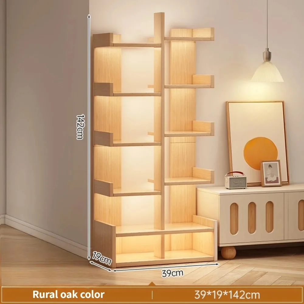 Multi-Level Bookshelf Floor Standing Storage Racks Office Display High Load-bearing Non Occupying Easy To Clean Storage Rack image 6