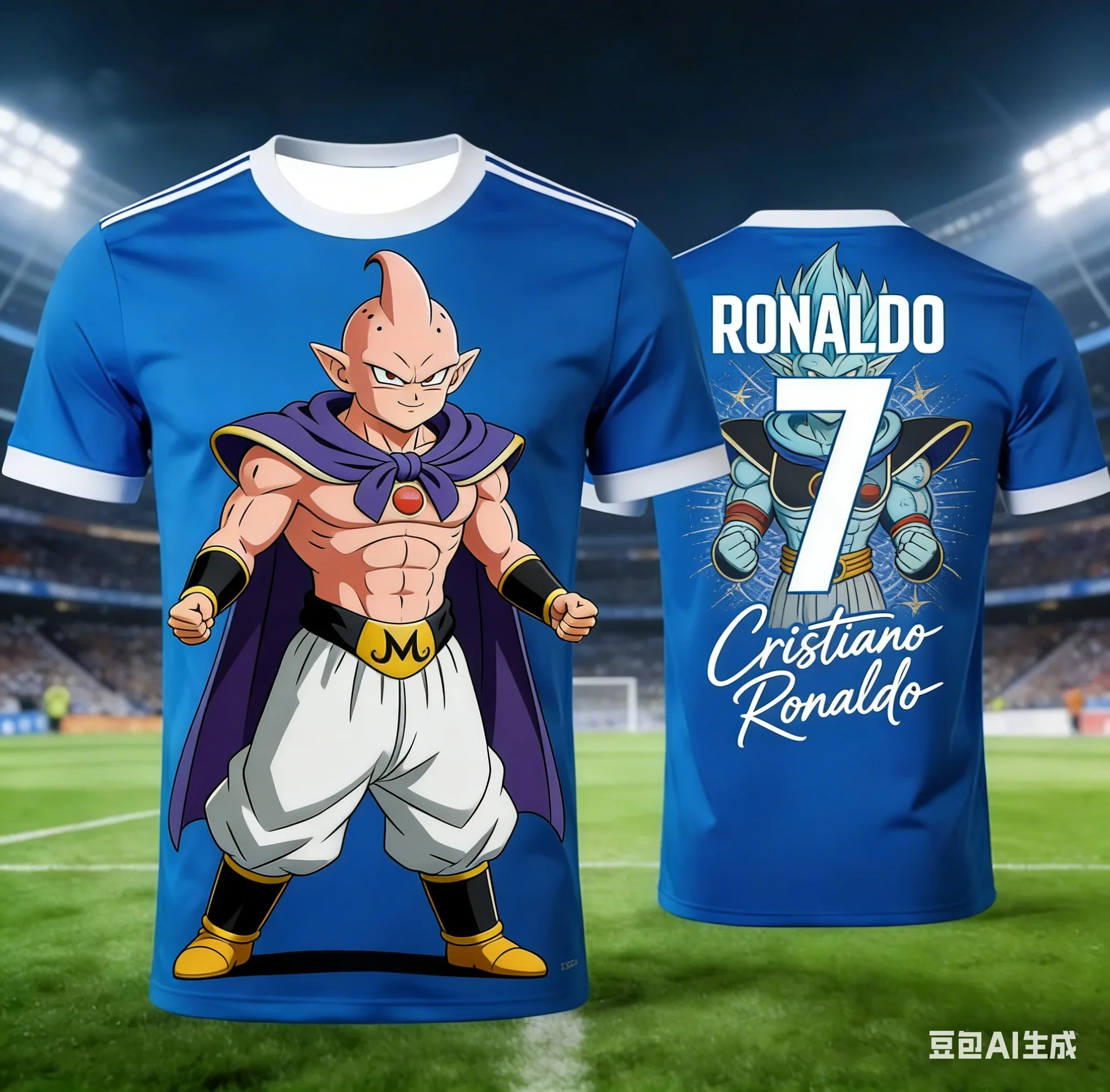 

Dragon Ball Z Children Soccer Jersey Super Saiyan Rose Vegeta Football T Shirt Men's Anime Sports T-shirt