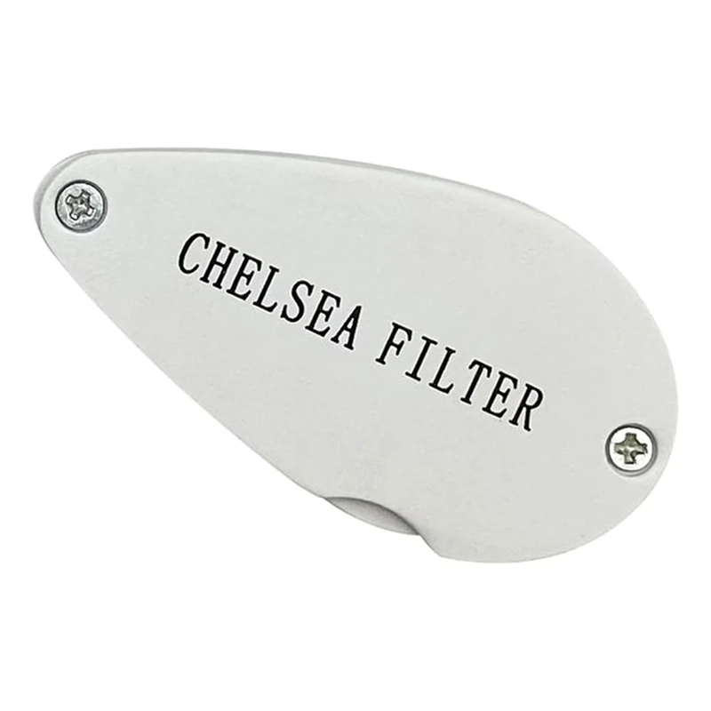 Lupa plegable con doble lente para joyería, lupa de joyería, filtro de Chelseas, 35X