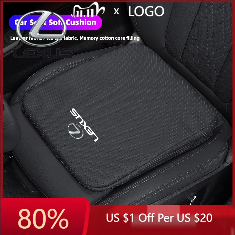 

2026 Hot Interior Stickers Car Seat Soft Mats Leather Memory Cotton Core Cushion For Lexus GS IS LS500h ES260 ES300h RX350h NX26