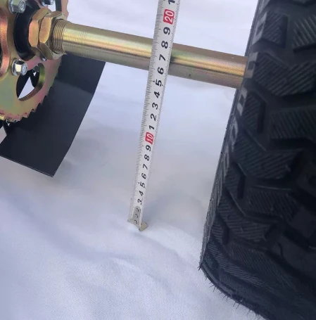 Thickened Rear Axle Assembly DIY Modified with 6 Inch Wheels, for 2 to 3 4 Wheel Motorcycle and Go Kart Accessories