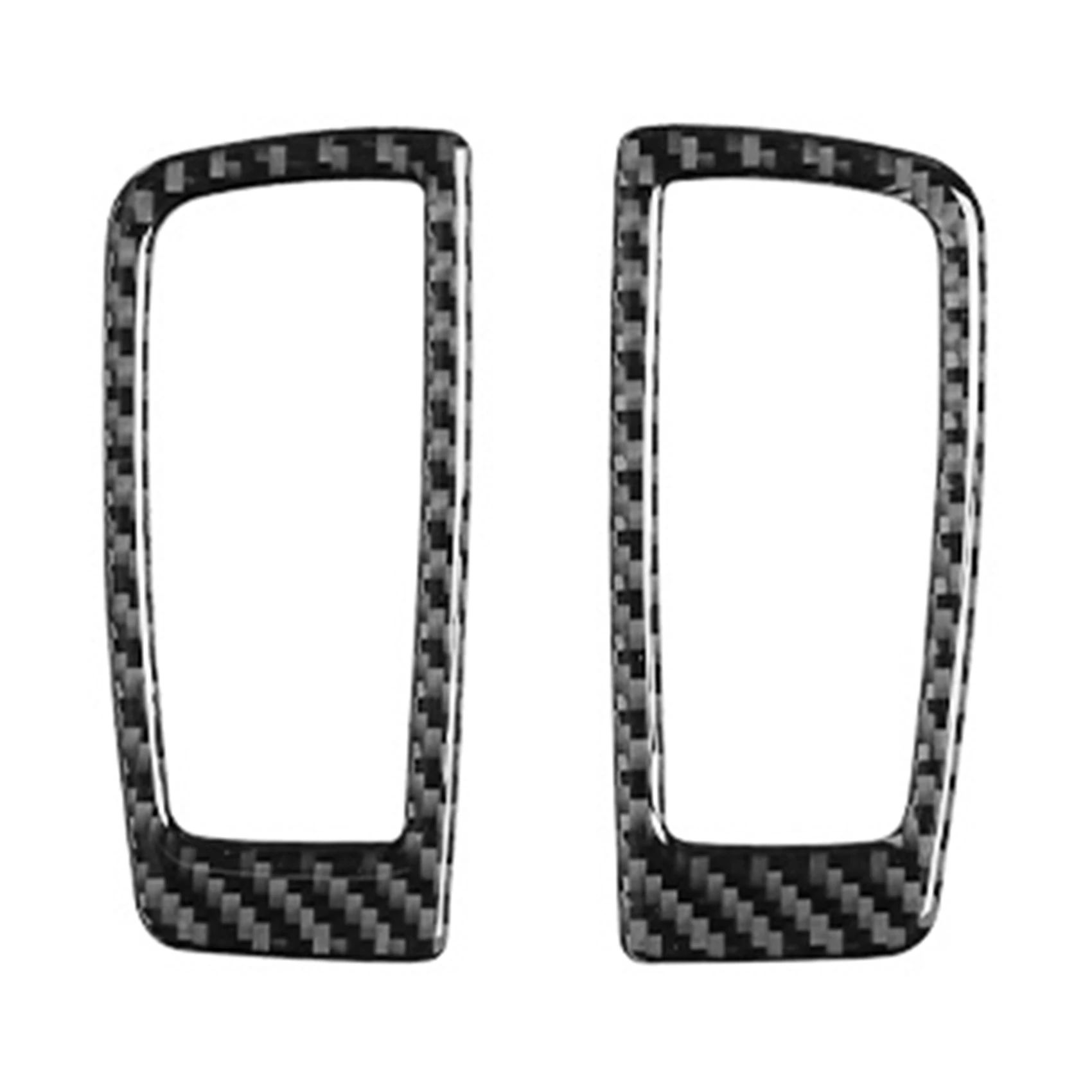 Carbon Fiber Black Interior Rear Seat Roof Light Lamp Trim Frame Cover Sticker for-Porsche Panamera 2010-2016 Car