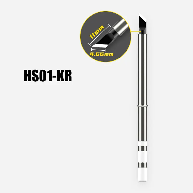 Bico De Soldagem De Ferradura, Faca Borda De Ferradura Substituição Para Hs-01 T65 T85 GVDA GD300 RGS65 Ponta De Ferro De Solda, HS01-KR K65 B2 ILS BC3 BC2