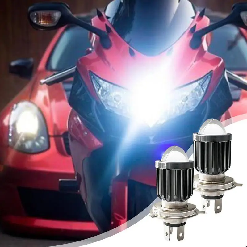 

H4 светодиодная лампа для фар, яркие фары, набор из 2 водонепроницаемых противотуманных ламп для вождения, 360-градусное освещение, автомобильные аксессуары для грузовика