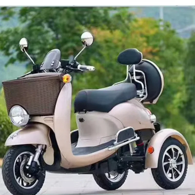 Tricycle  for Elderly Passenger Electric Vehicle Scooter Motorcycle Tricycle Three Wheel Bike