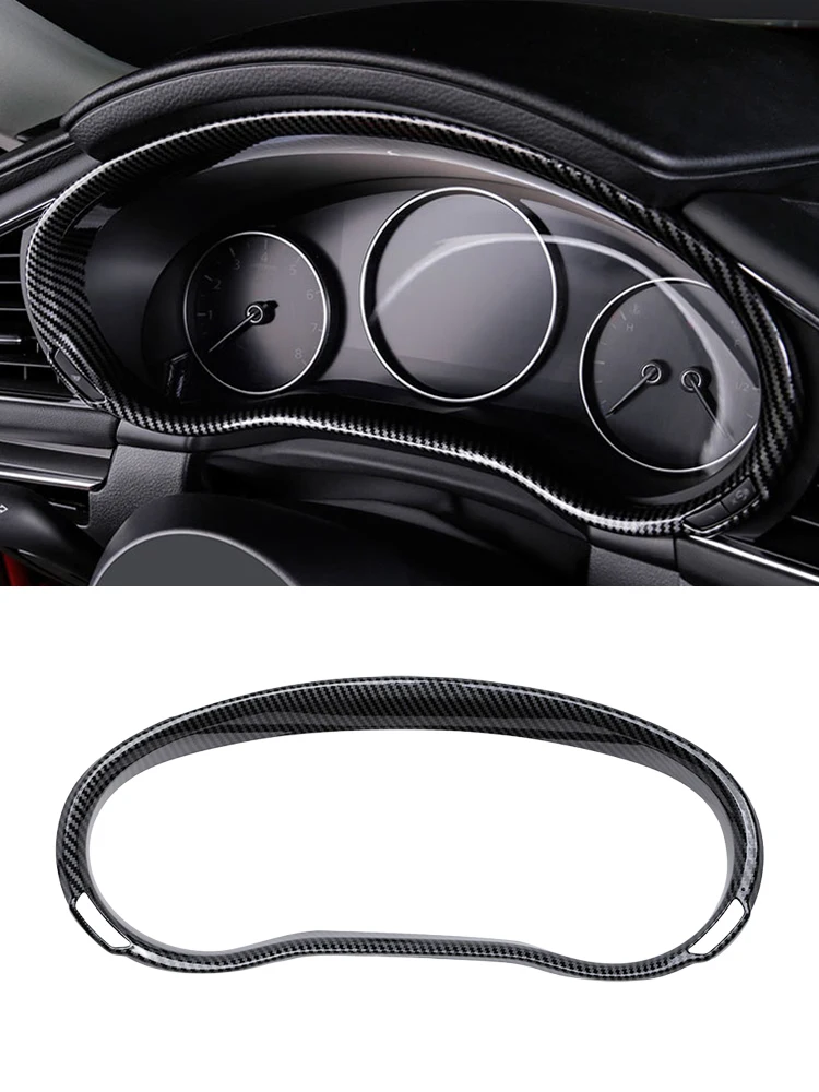 Car Accessories Trim Carbon Fiber Style Dash board Cover For Mazda CX30 CX-30 2020 2021 2022 Mazda 3