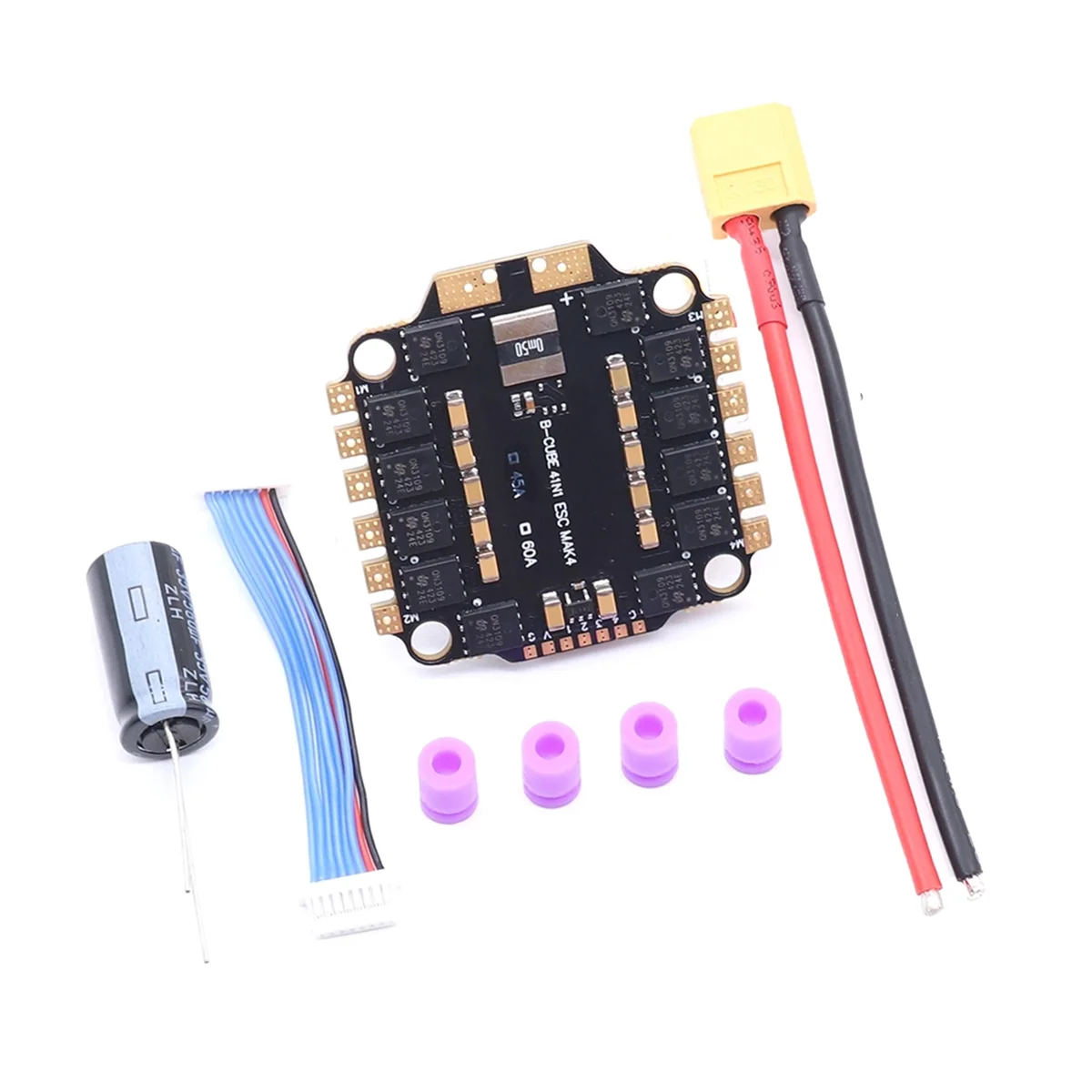

AAM-4INI 45A ESC Board Supporting 3-6S Brushless Motor Support DShot300 600/Multishot/Oneshot FPV UAV F4 Flight Control