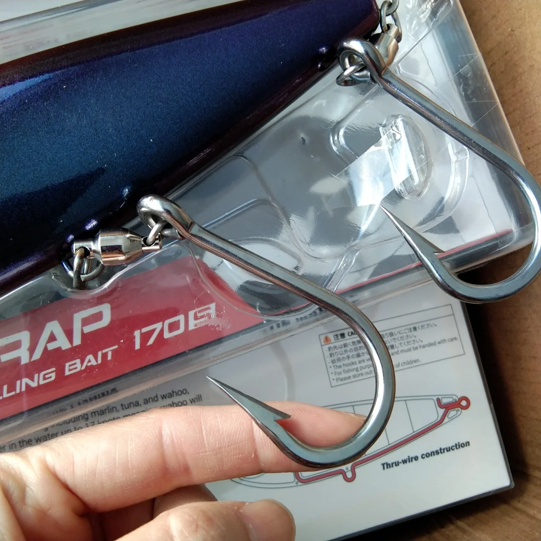 Noeby 1 Stück 170 mm 213 g sinkender Trolling-Köder: Perfekt zum Fangen von Thunfisch, Wahoo und Dorado beim Bootsangeln – Detail 10