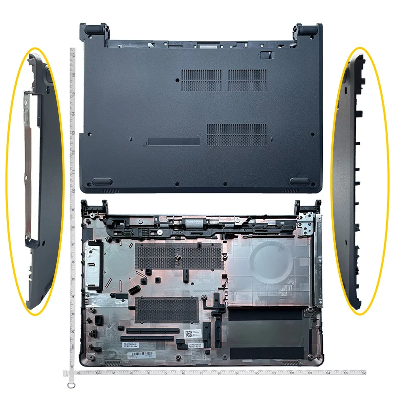 Imagem -04 - Palmrest Caixa Superior e Tampa Inferior Base Dell Inspiron 14 3467 3000 3465 3462 3468 3478 3476 Novo Shell
