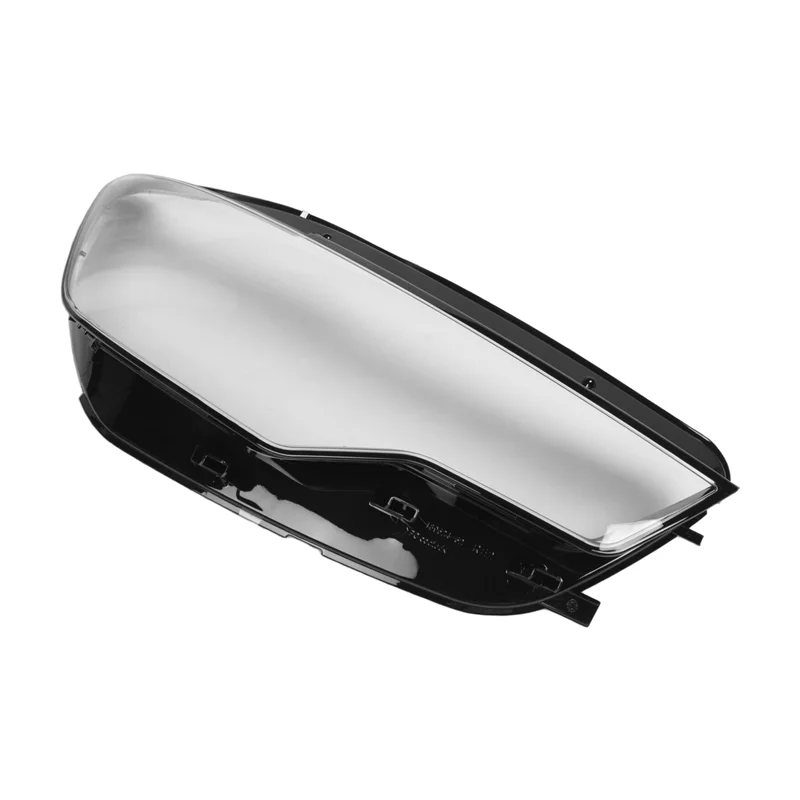 ل A6 A6L C7 2012 2013 2014 2015 عدسة المصباح الأمامي قذيفة كشافات غطاء المصباح عاكس الضوء الشفاف اليمين